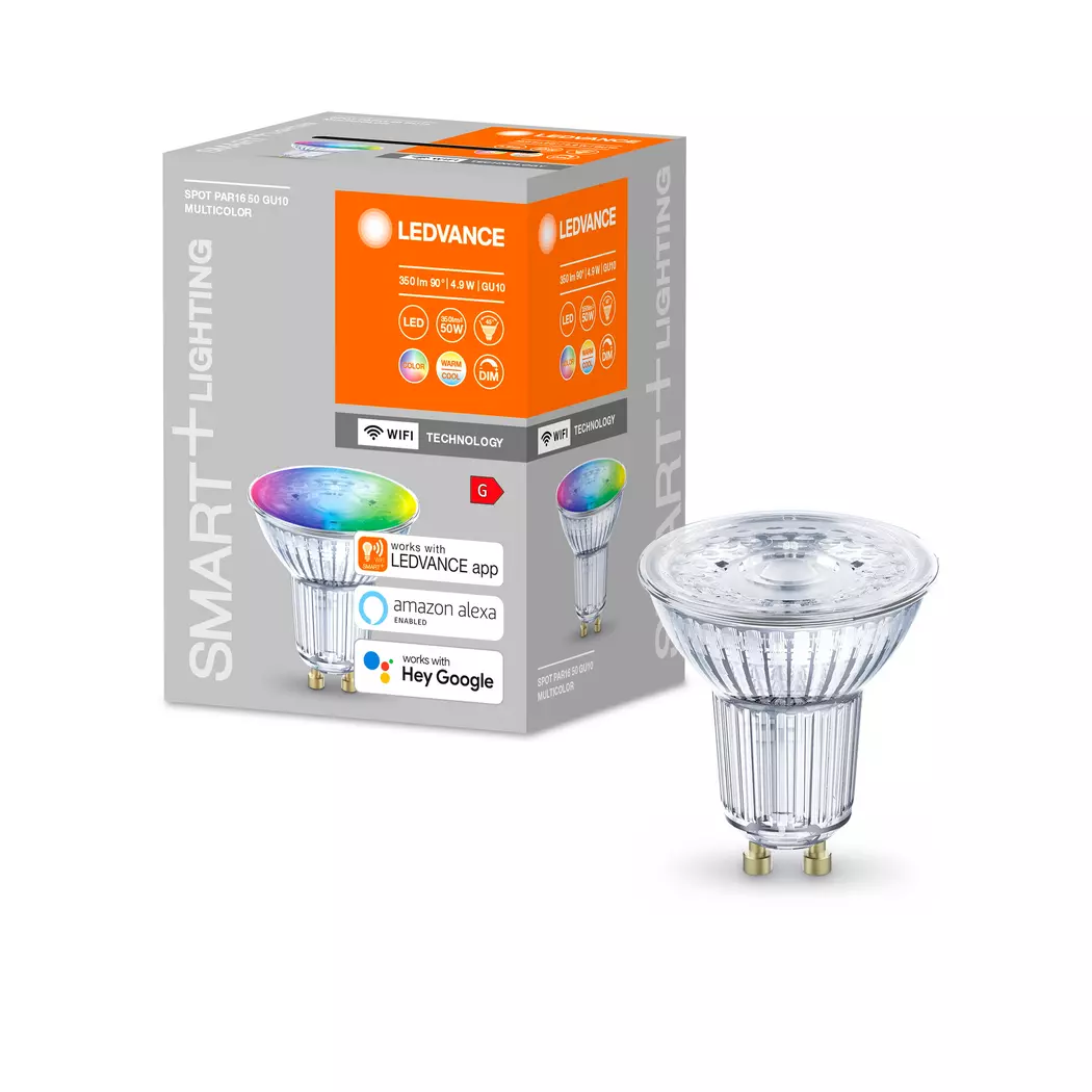 LED-Strahlerform GU10/4,9 Watt/Energie G