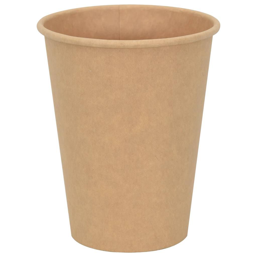 vidaXL Papieren Bekers, 1000 stuks, 300 ml, Bruin