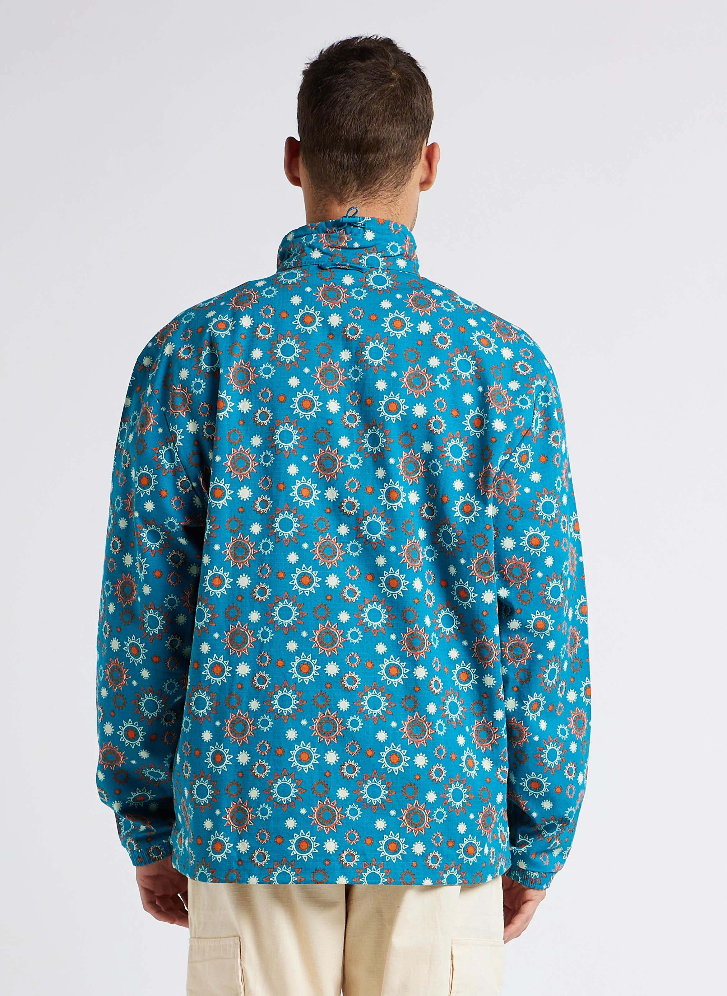 Coupe-vent en coton imprimé | Multicolore