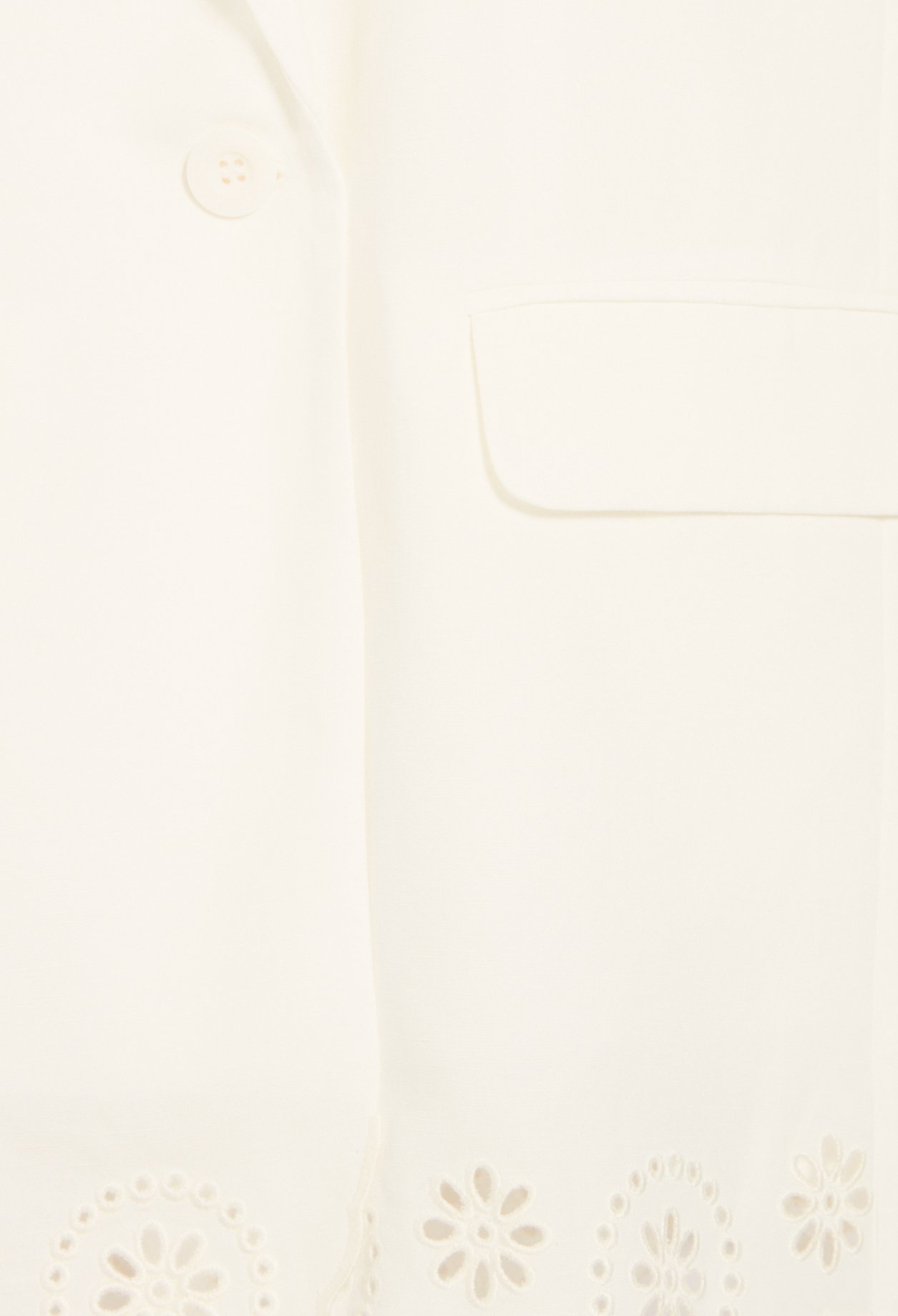 Veste tailleur lin melange ecrue