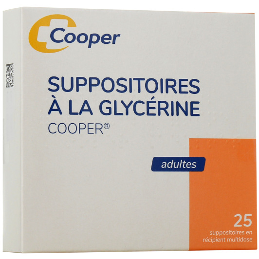 Cooper - Suppositoires à la Glycerine pour Adultes