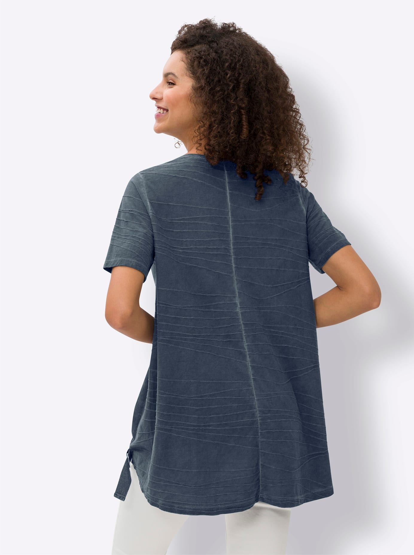 heine Rundhalsshirt »Longshirt«, 1 Stk.