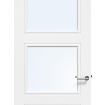 Arne & Bodil binnendeur ABT306 blank glas - wit afgelakt