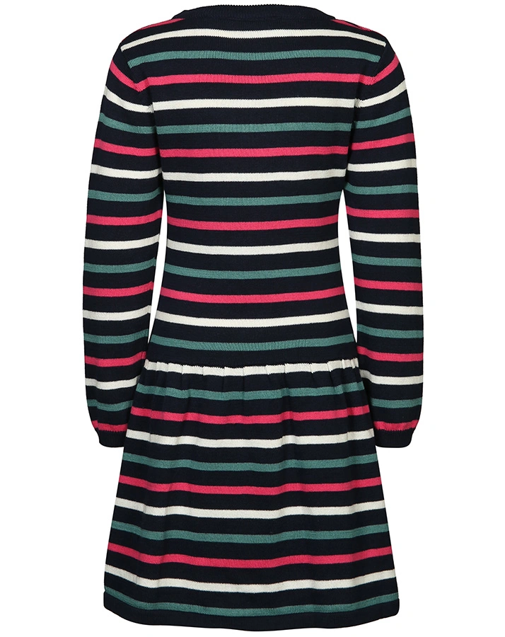 Strickkleid COZY STRIPES in navy