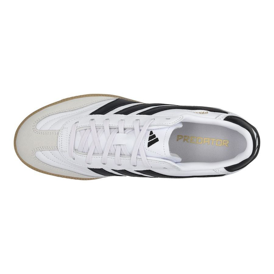 adidas Predator Freestyle IN Polar Victory - Blanc/Noir/Doré