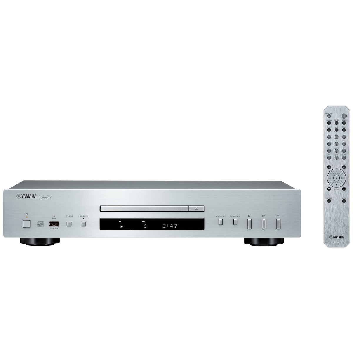Yamaha CDS303 CD-spiller (sølv)