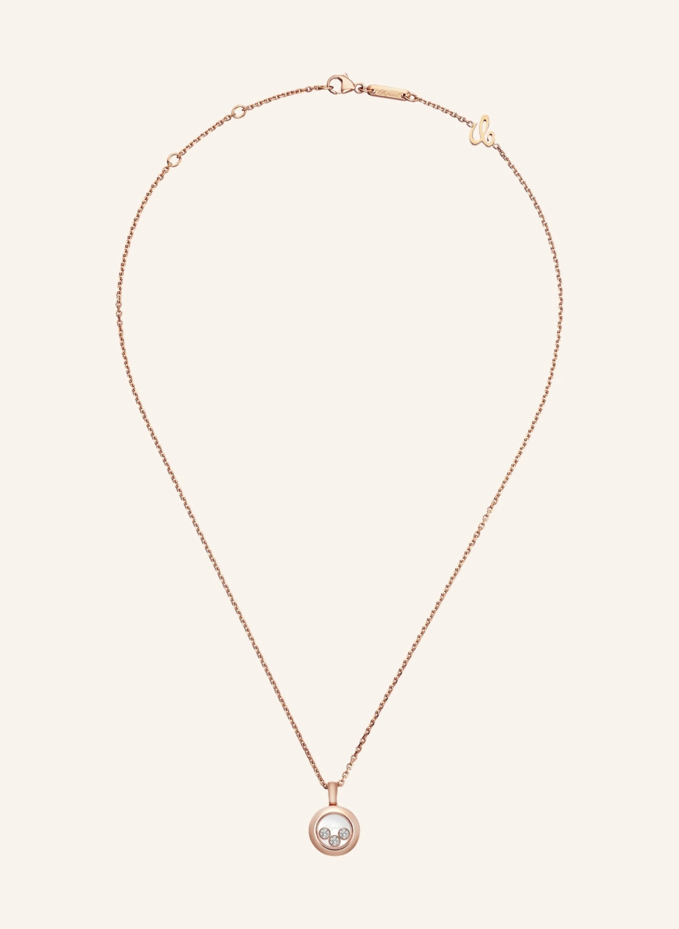Chopard Anhänger HAPPY DIAMONDS ICONS Anhänger aus 18 Karat Roségold und Diamanten