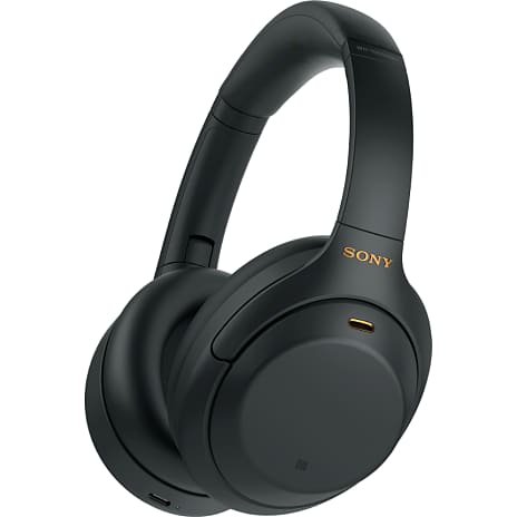 Sony WH-1000XM4 Premium trådløse støjreducerende hovedtelefoner - sort
