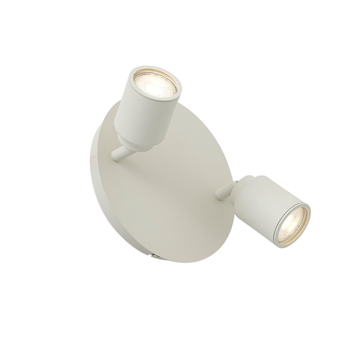 QAZQA Moderne badkamer spot beige 2-lichts IP44 - Ducha