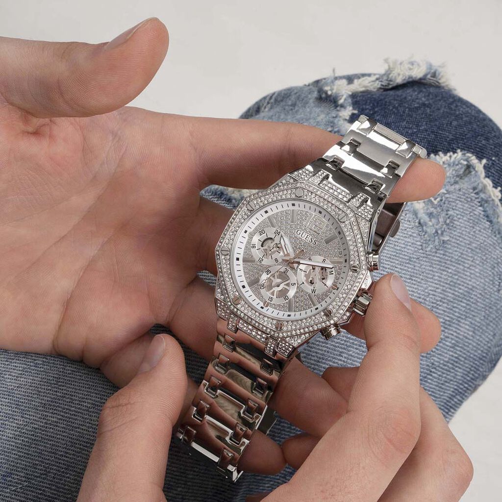 Montre Guess Momentum Argenté