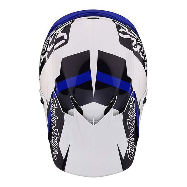 Troy Lee Designs - Casque GP Slice Bleu / Blanc