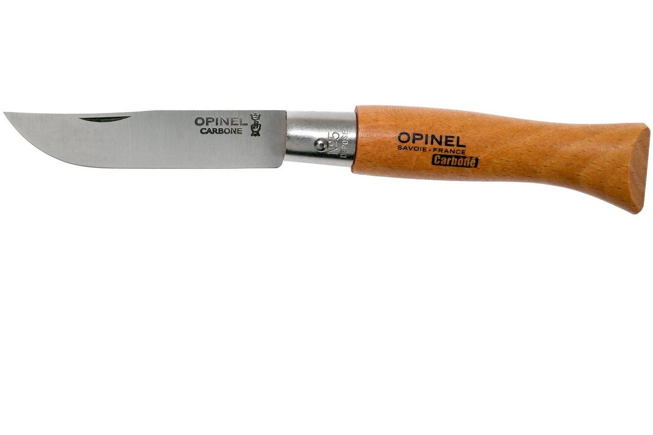 Opinel zakmes No. 05, koolstofstaal, lemmetlengte 6 cm