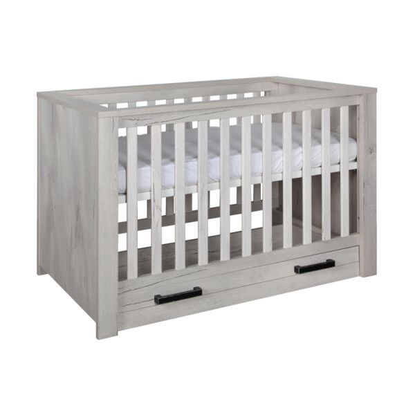 Kidsmill Sem Nautic Grijs Babybed Met Lade 60 x 120 cm