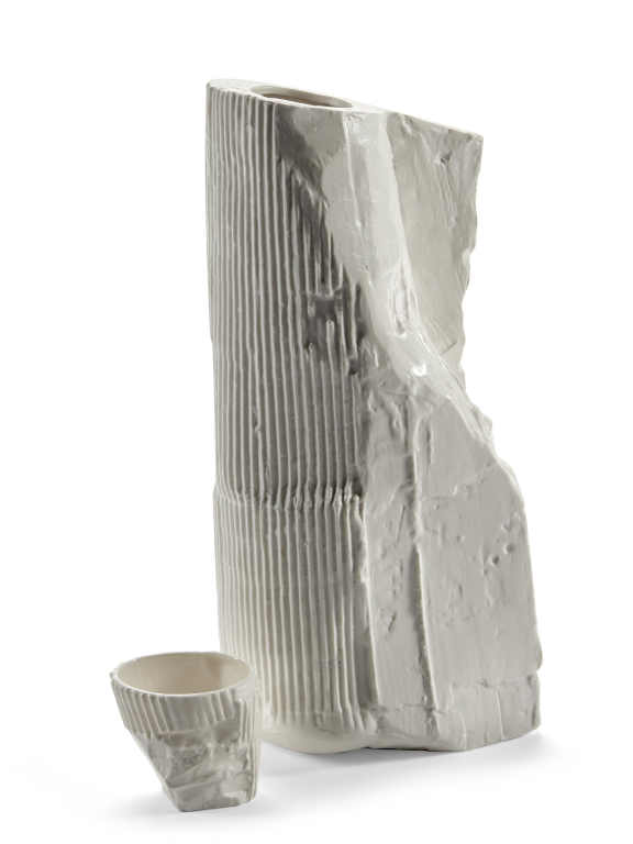 Serax Artifacts by White Dirt vaas II Off White
