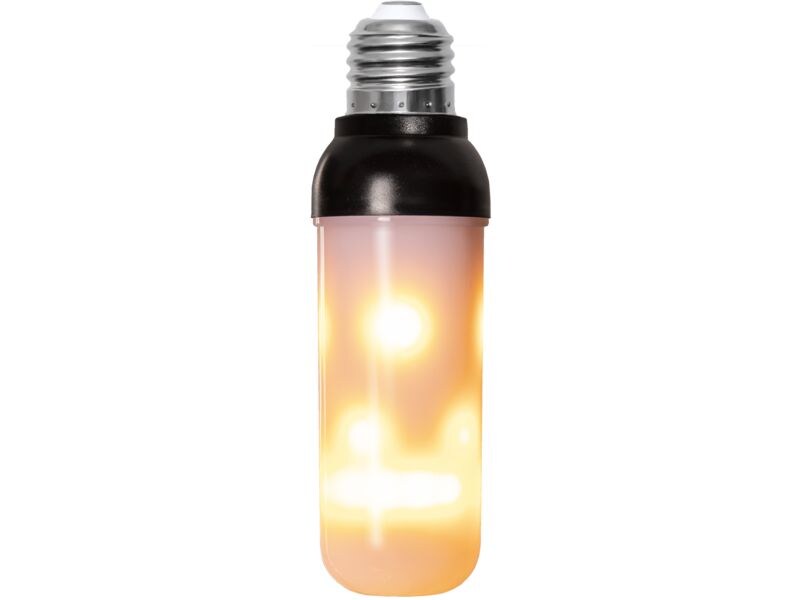 Star Trading Lampe LED Leuchtmittel E27 T40 Flame Warmweiss Deko-LED-Lampe mit flammendem Glanz