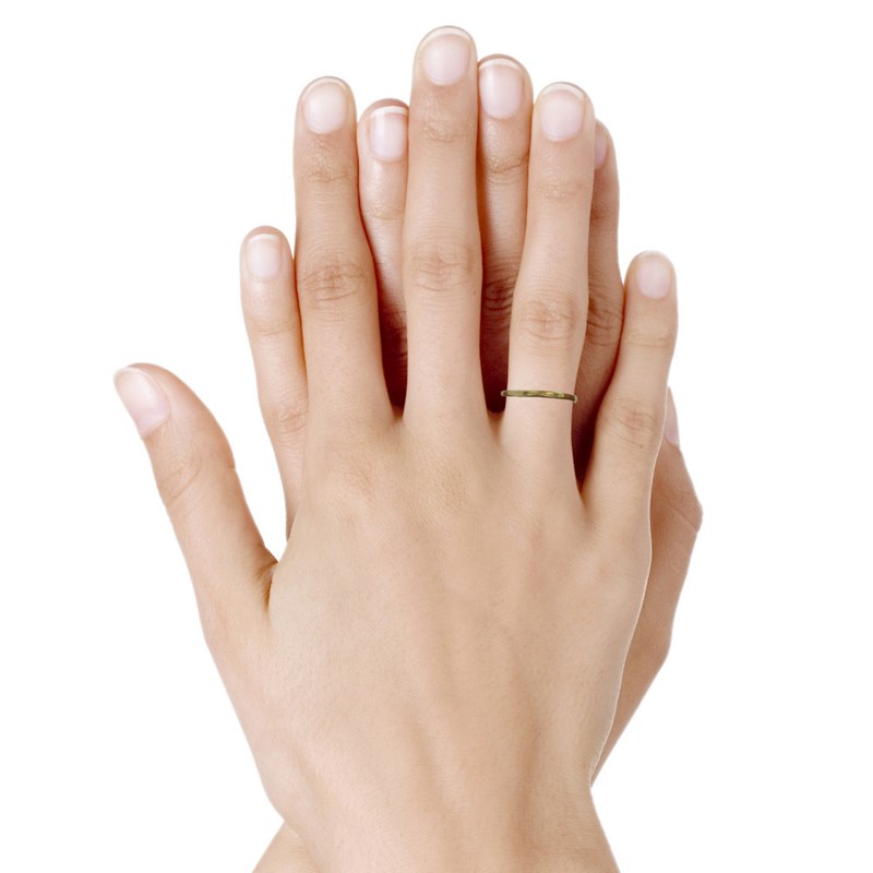Bague Plaqué Or Alliance