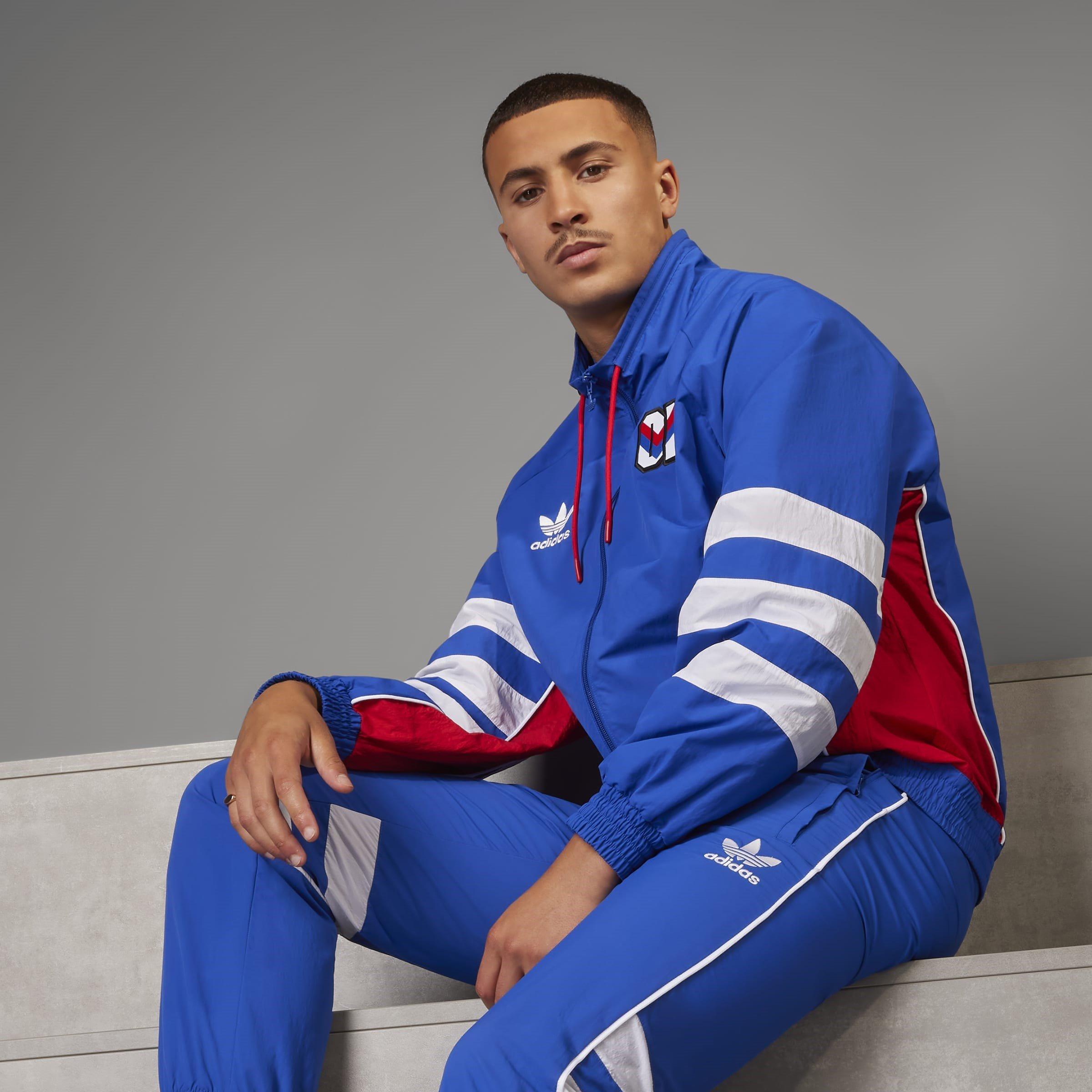 adidas Olympique Lyonnais Originals 95 96 Tracksuit Bottoms Adults