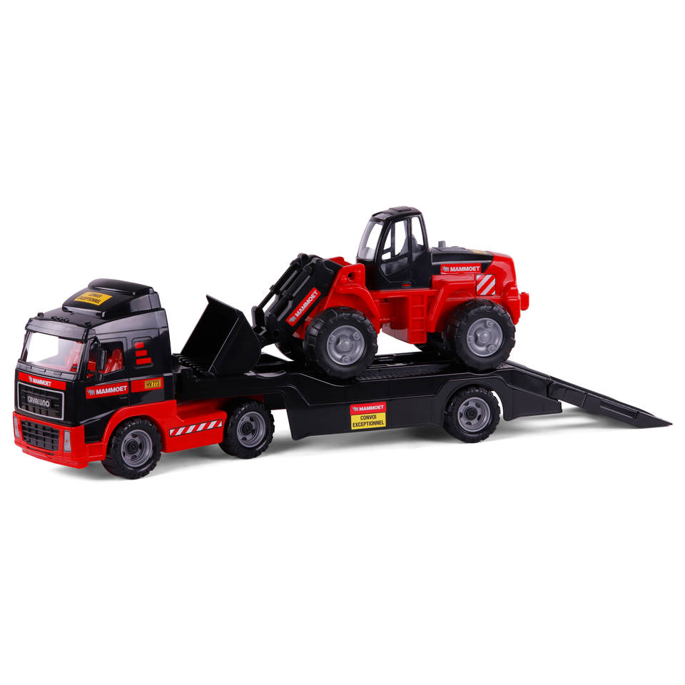 Mammoet Toys Volvo vrachtwagen met oplegger en shovel - 1:16