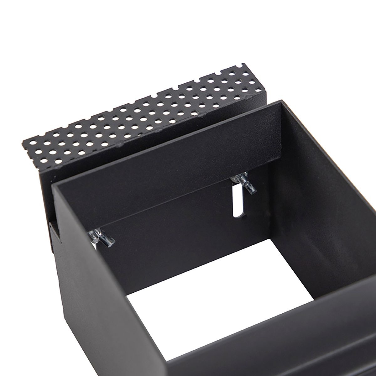 Set van 6 inbouwspots zwart GU10 AR70 trimless - Oneon