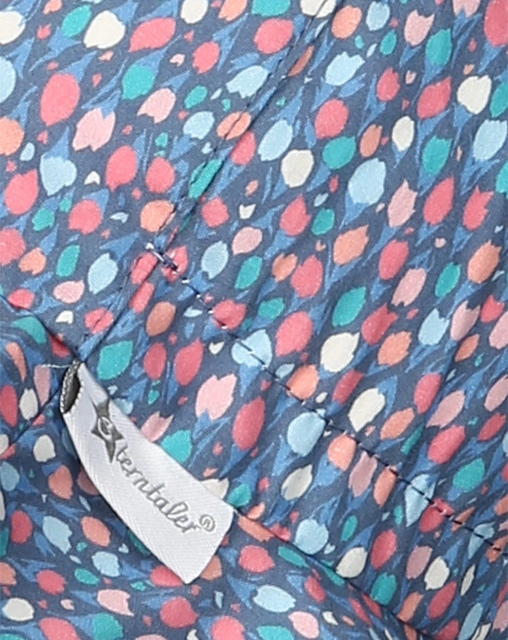 Sommerhut TULPEN mit Nackenschutz in blau