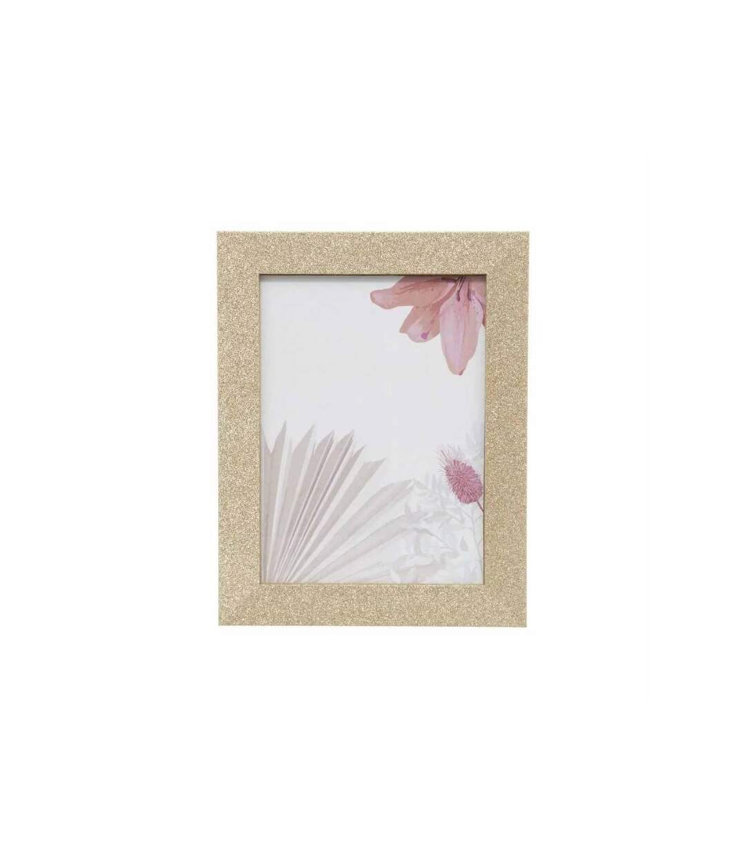 Lot de 3 Cadres Photo Enfant Paillettes 33cm Or