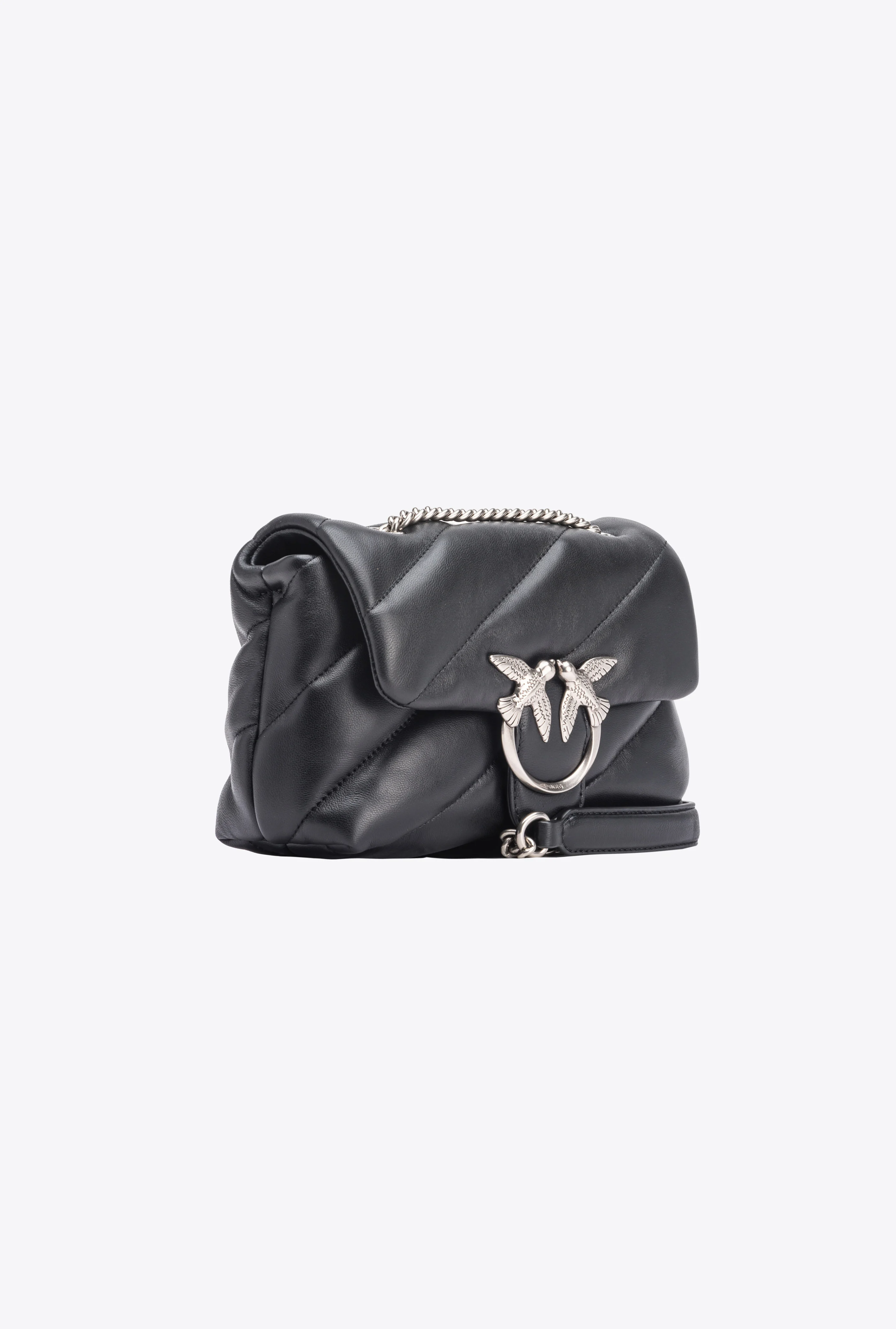 Mini love bag puff maxi quilt | Noir
