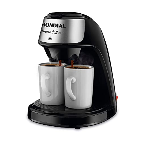 Cafeteira Mondial 2 x&iacute;caras Smart Coffee C-42-2X-BI CAFETEIRA C-42-2X-BI 127V/60HZ 2 X&Iacute;CARAS