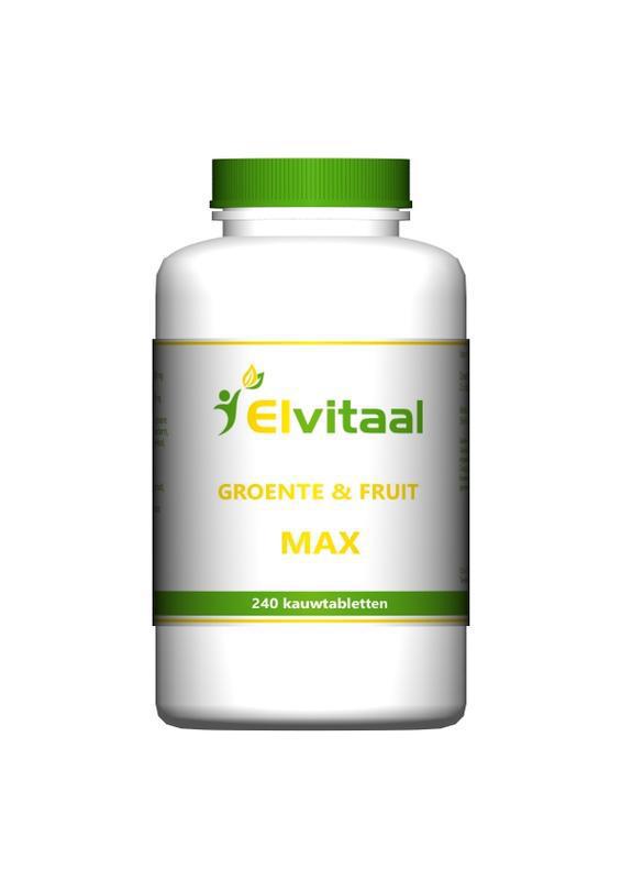 Elvitaal Groente en fruit max 240st