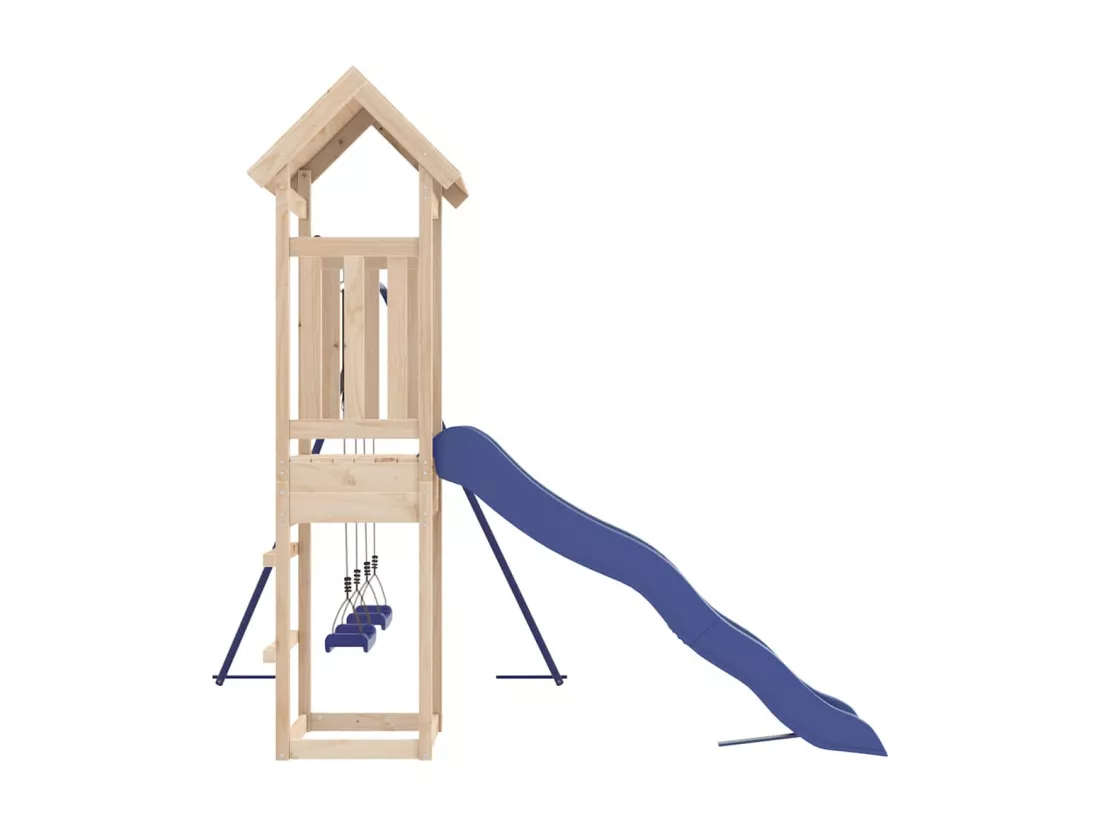 Aire de jeux d'extérieur bois de pin massif