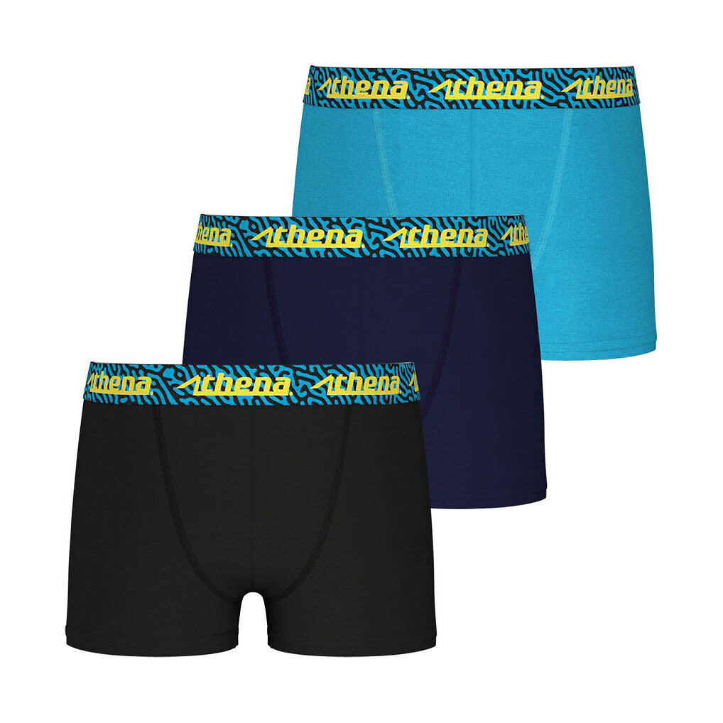ATHENA<br>Conjunto de 3 cuecas boxer FÁCIL E DIVERTIDO