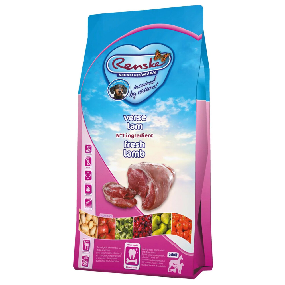 Renske Super Premium Adult Lam Graanvrij12 kg