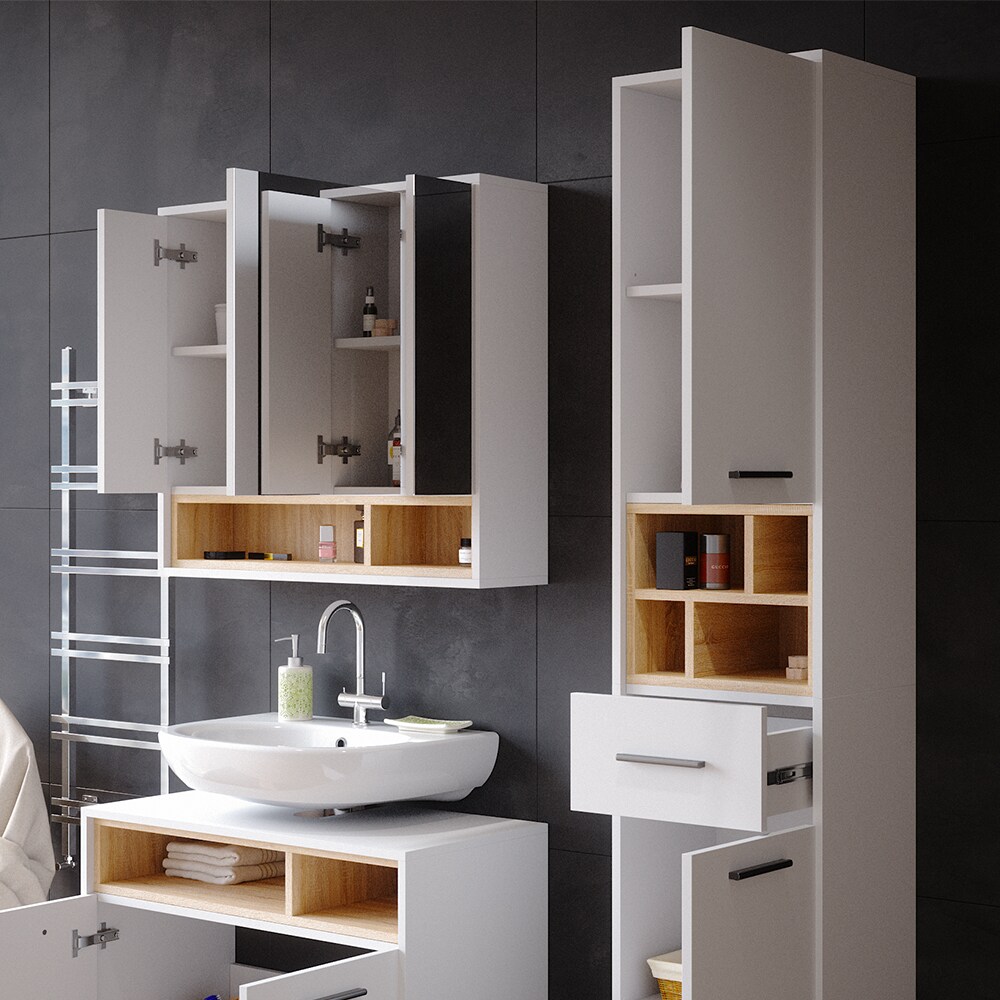 Vicco Badschrank Hochschrank Badezimmerschrank Beatrice Badregal Badmöbel Regal
