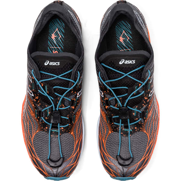 Chaussure trail ASICS FUJISPEED BLACK/NOVA ORANGE