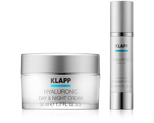 KLAPP Hyaluronic Set mit Day & Night Cream & Serum 50ml-50ml