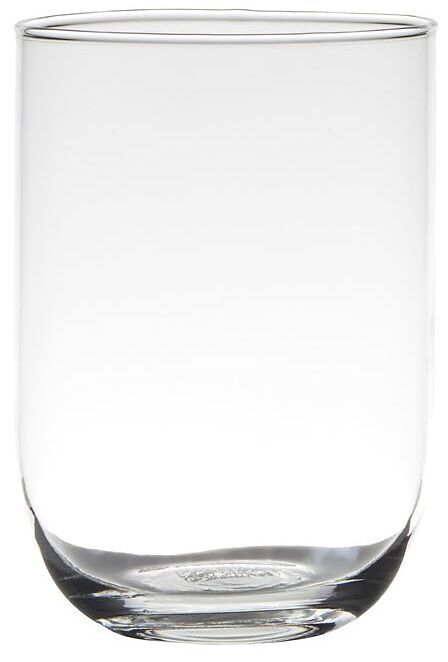 EMILIA Vase - Transparent / B: 14.5 cm x T: 14.5 cm x H: 20.0 cm