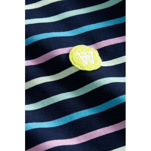 Wood Wood Ulla Stripe Kjole, Navy Stripes, XS