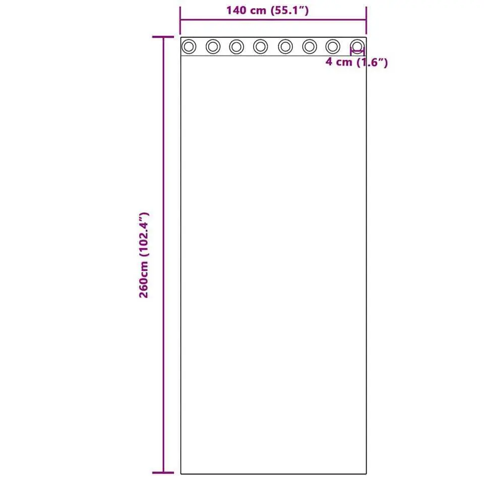 vidaXL Gordijnen met ringen - Donkergroen - 140x260 cm - Fluweel - 2 Stuks