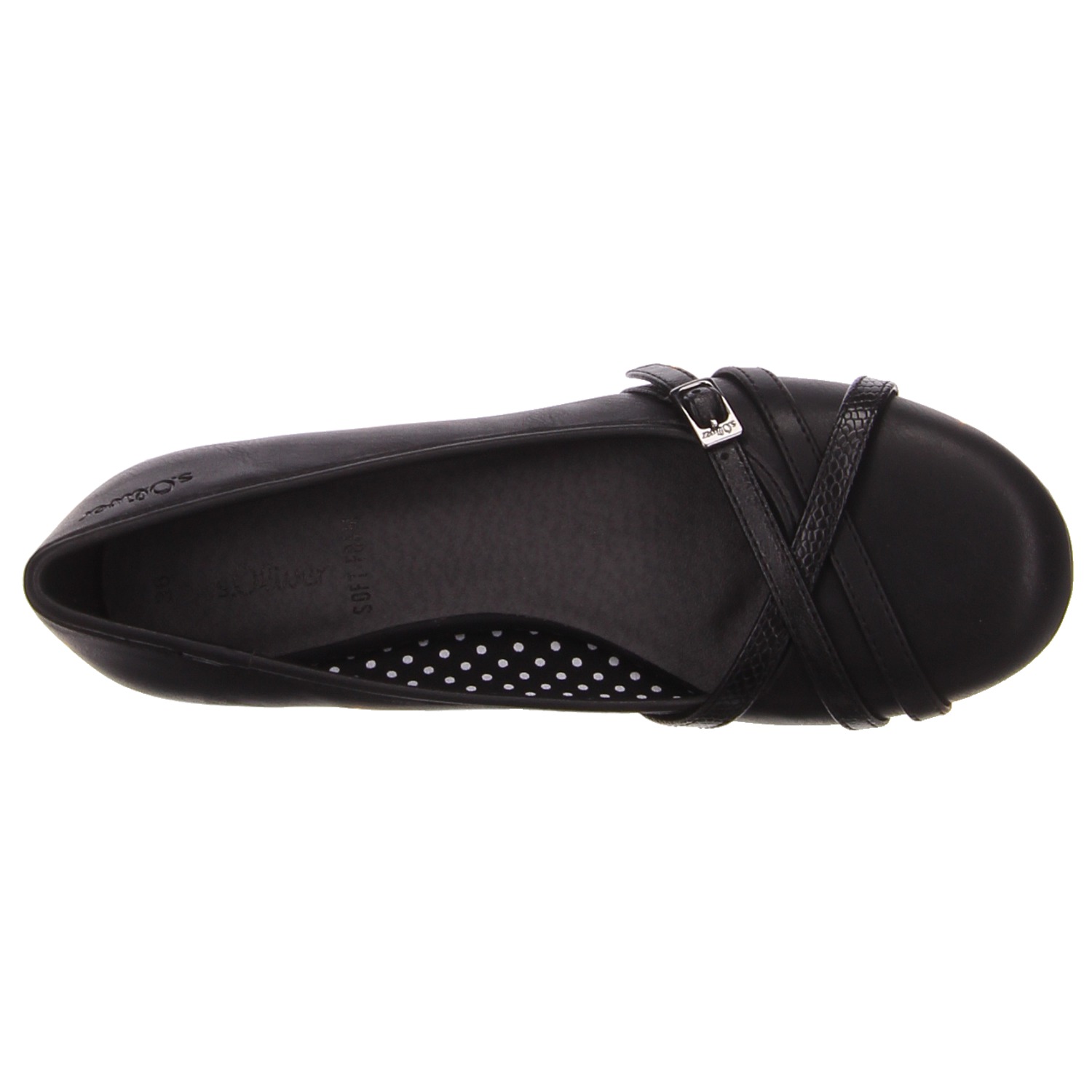 s.Oliver Ballerina schwarz schwarz