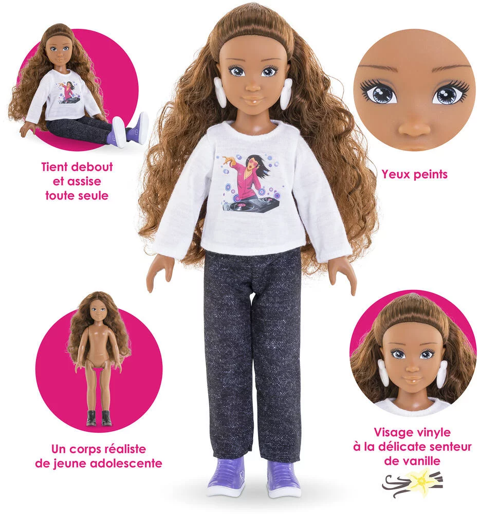 COROLLE GIRLS - POUPEE - COFFRET SHOPPING SURPRISE MELODY -  28 CM