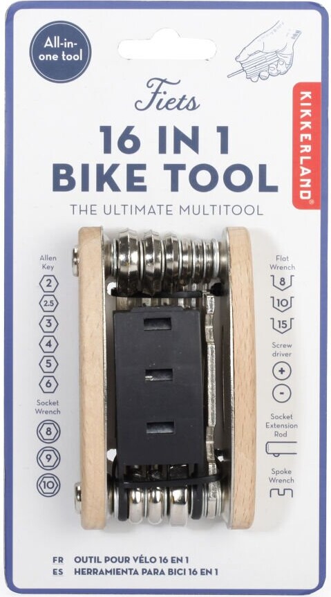 Kikkerland - Cykel Multitool - 16-I-1