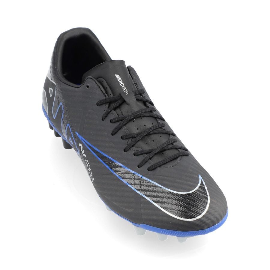 Nike Air Zoom Mercurial Vapor 15 Academy AG Shadow - Noir/Chrome/Bleu