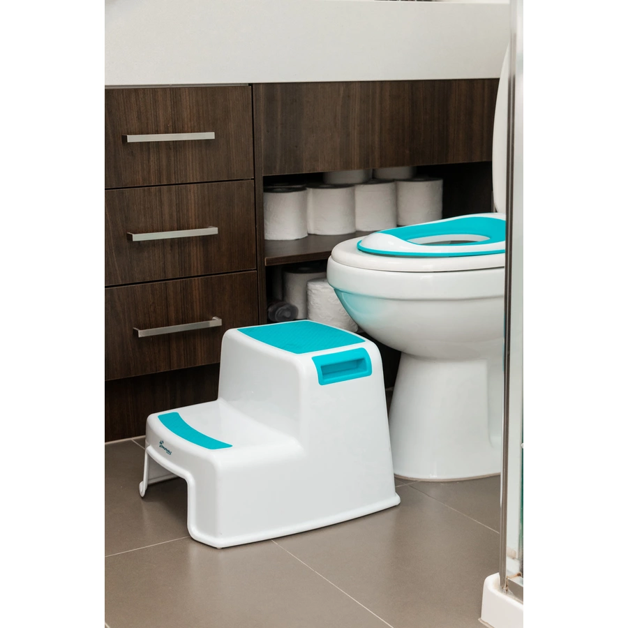 Dreambaby® Toilettensitz mit schlanken Konturren  in aquaweiß