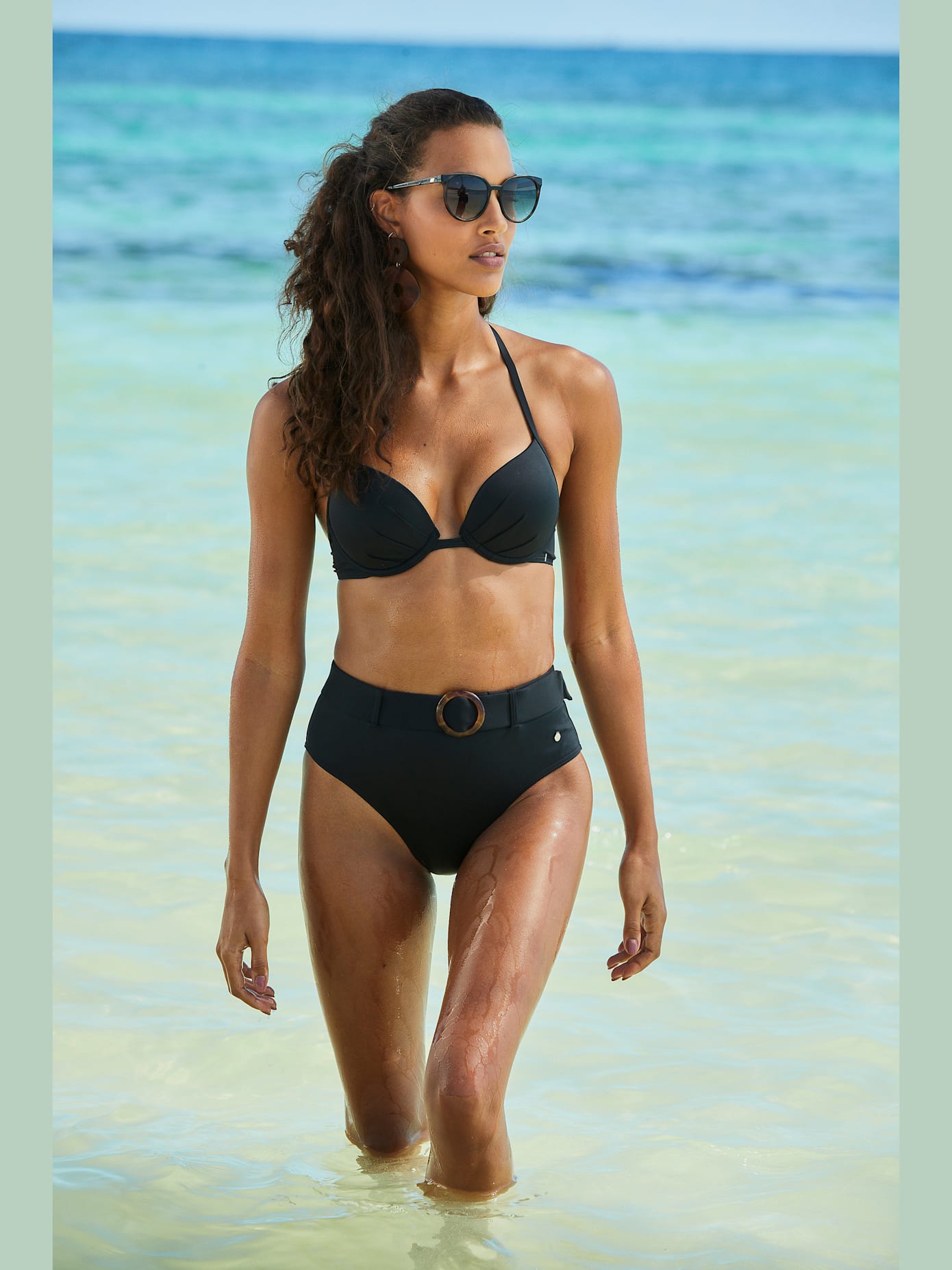 Haut de bikini push-up coussin intégré