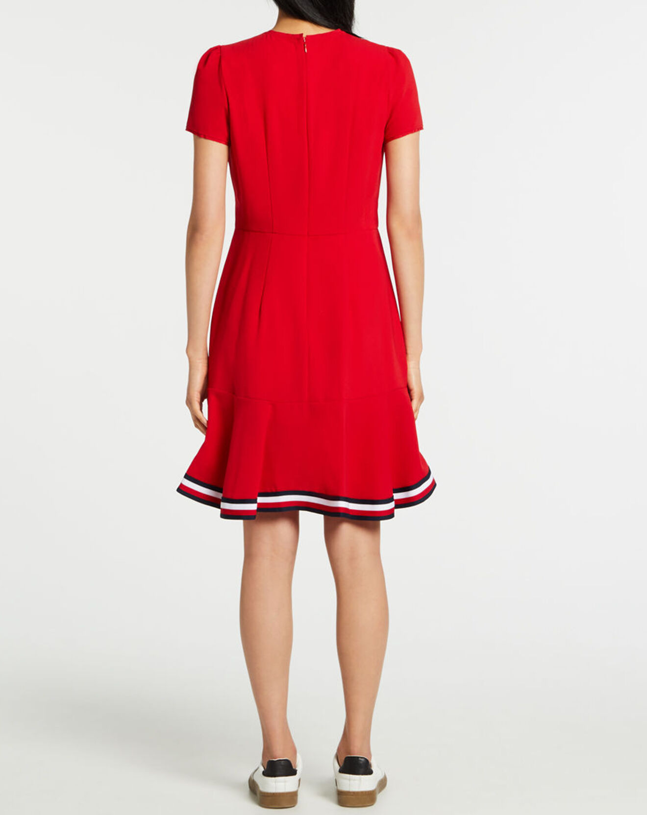 Tommy Hilfiger Robe patineuse Flag Bas rouge