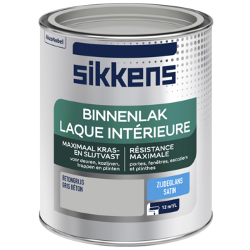 Sikkens binnenlak zijdeglans betongrijs 750 ml