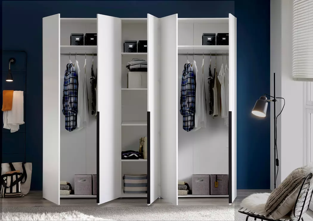 Kleiderschrank Marlu 225 x 210 cm