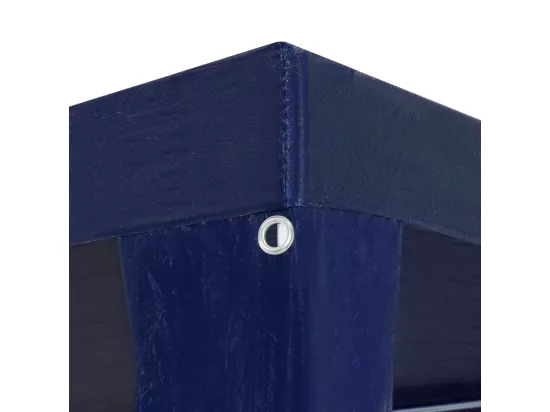 Tente de réception 3x12 m PE Bleu