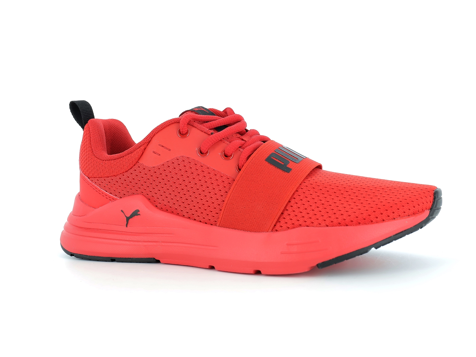 Puma-374214 Matières combinées Rouge