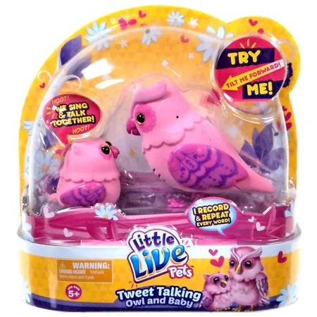 Boti Little Live Pets Interaktive Mama & Baby Eule, sortiert