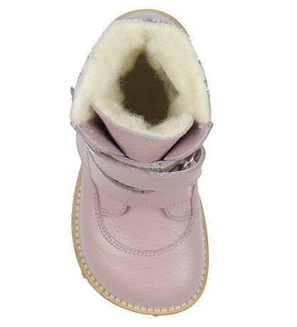 Angulus Winterstiefel - Tex - Mauve Mit Futter/Klettband